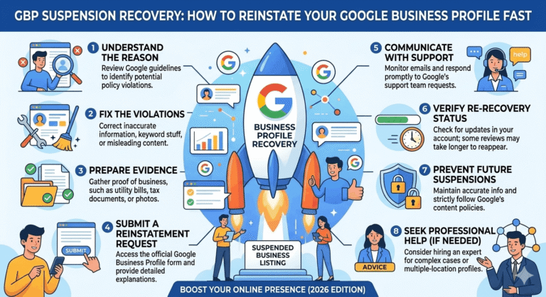 GBP Suspension Recovery: How to Reinstate Your Google Business Profile Fast